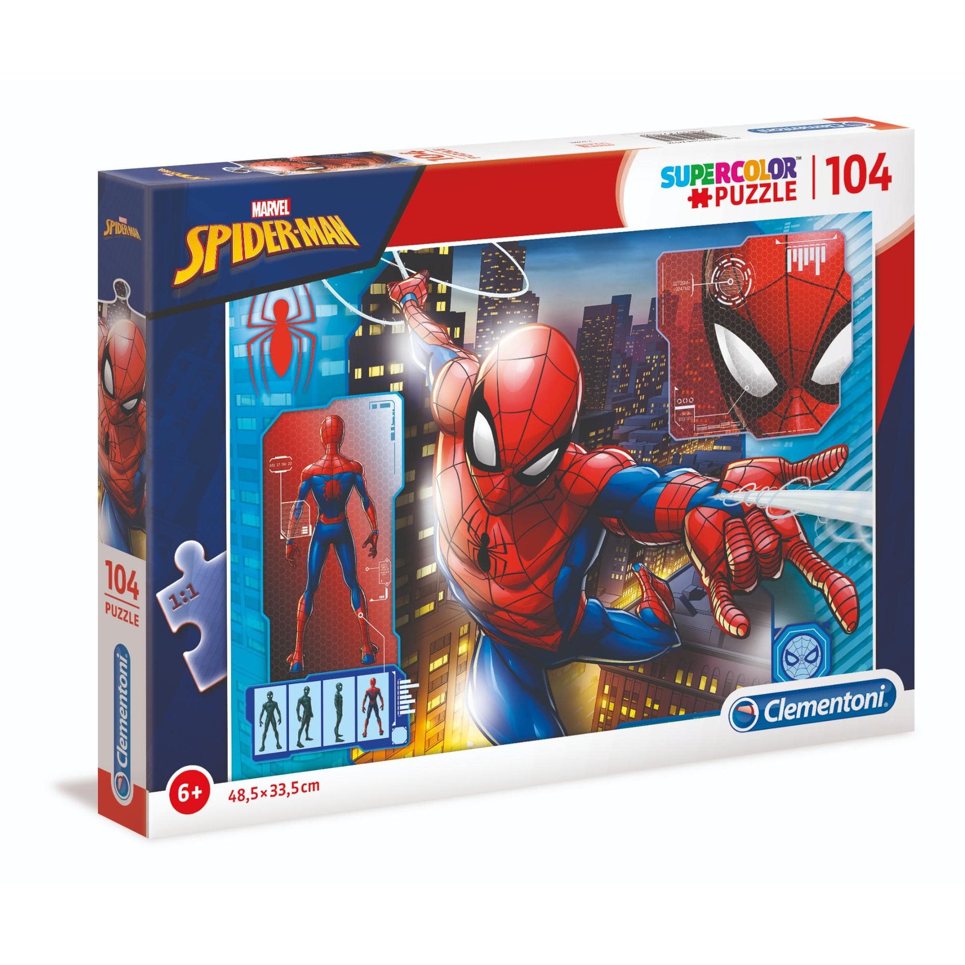 Toys 104 piece puzzle - Supercolor: Spider-Man