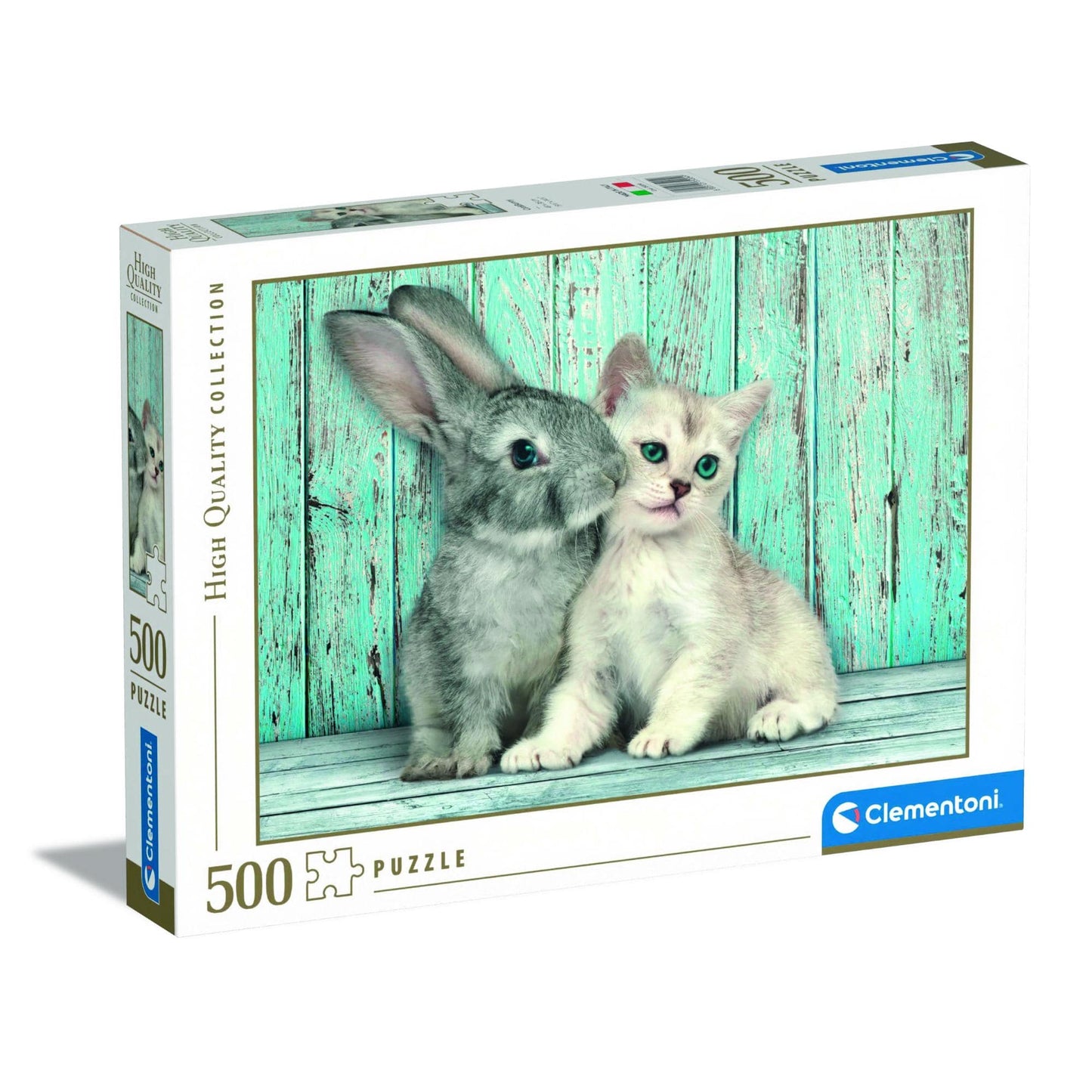 Toys 500 Piece Puzzle - Cat & Bunny