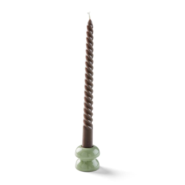 Casa LIGHT Green candlestick, H 4,5 cm - Ø 5 cm