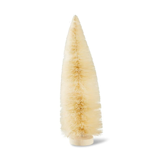 FLUFF Beige decorative tree, H 30 cm - Ø 10 cm