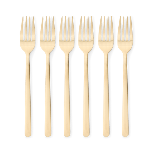 Casa OLIVIA S/6 FORKS GOLD