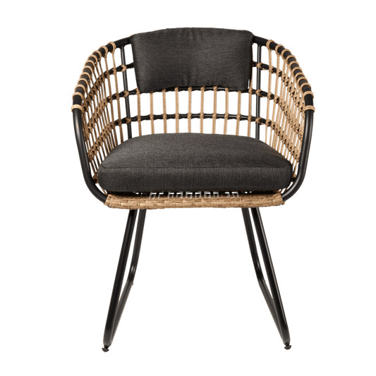 Casa BONES CHAIR BLACK/NATURAL