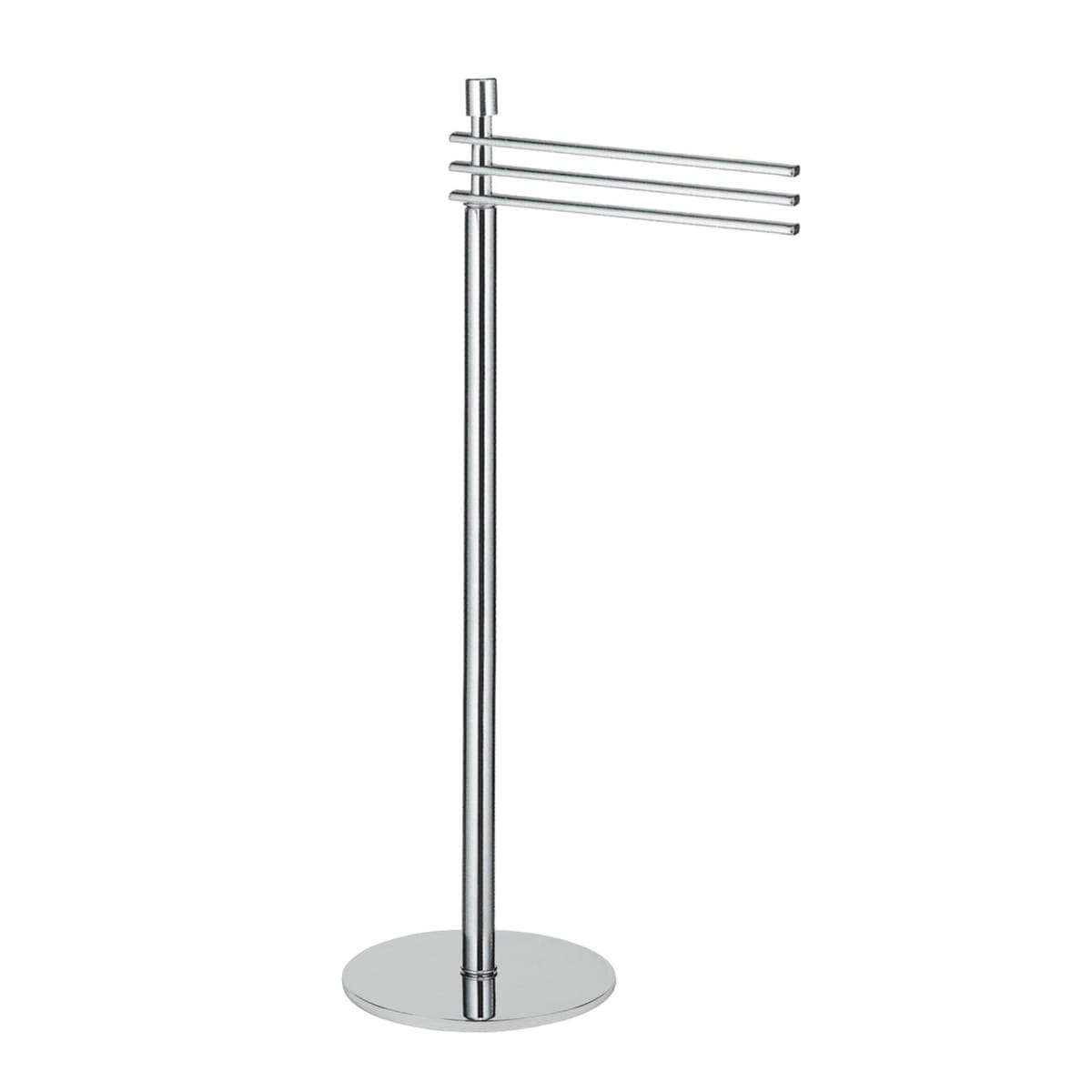 TOWEL RACK STAND CHROME