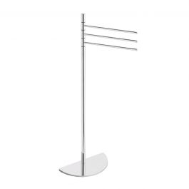 PRACTICAL CHROME TOWEL STAND