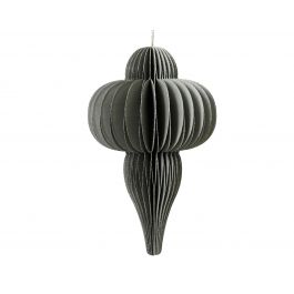 GRAY PAPER GEMSTONE WITH GOLD GLITTER 2