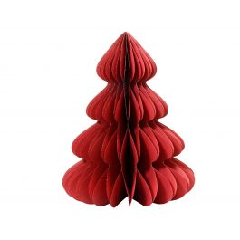 RED PAPER TREE H90 CM DIAM 72 CM