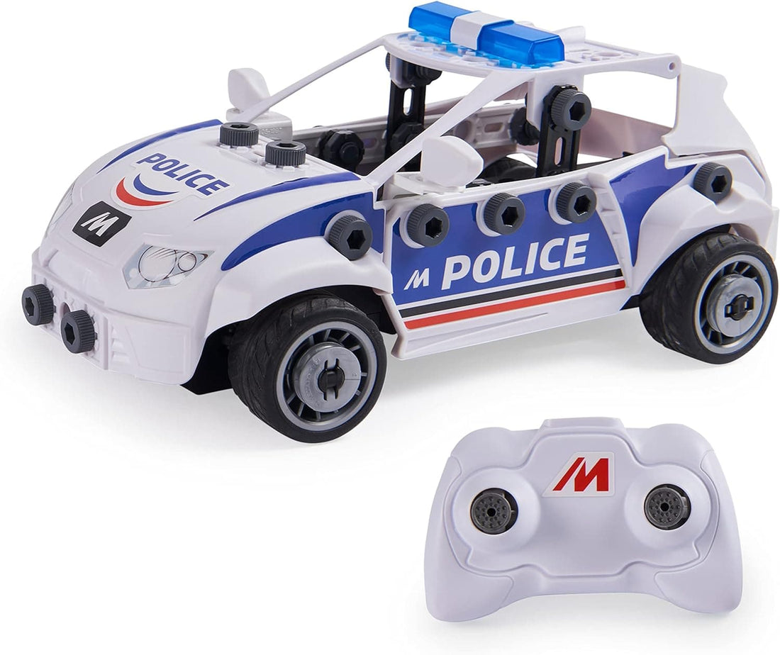 Meccano Junior, RC Police Car with Working Trunk and Real Tools - best price from Maltashopper.com SPM6064177