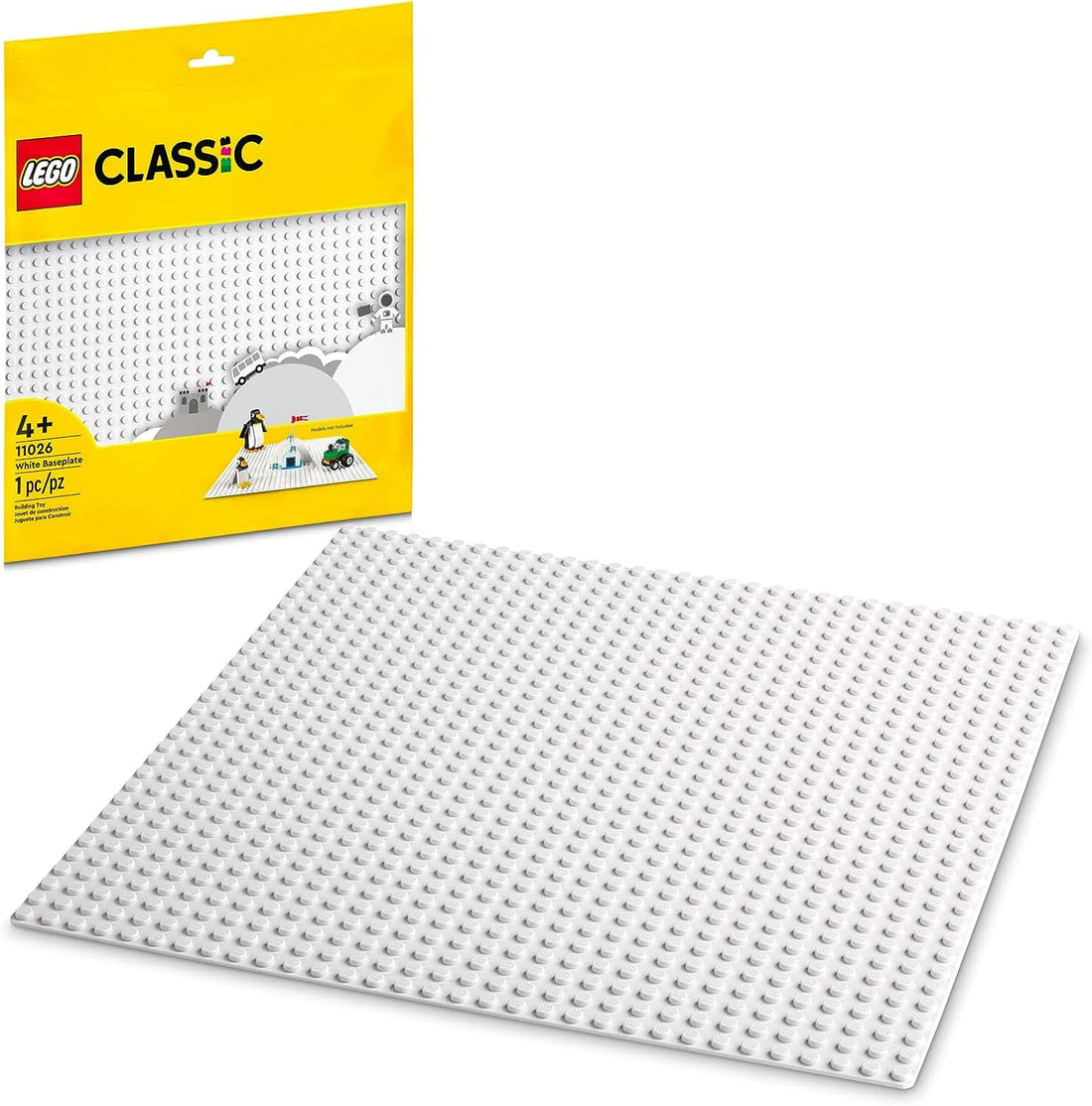 LEGO Classic White Baseplate - best price from Maltashopper.com 11026