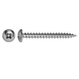 ZI STEEL ROUND HEAD WOOD SCREWS