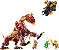 LEGO NINJAGO Heatwave Transforming Lava Dragon Features a Ninja Dragon, a Hovercraft Vehicle and 5 Minifigures - best price from Maltashopper.com 71793