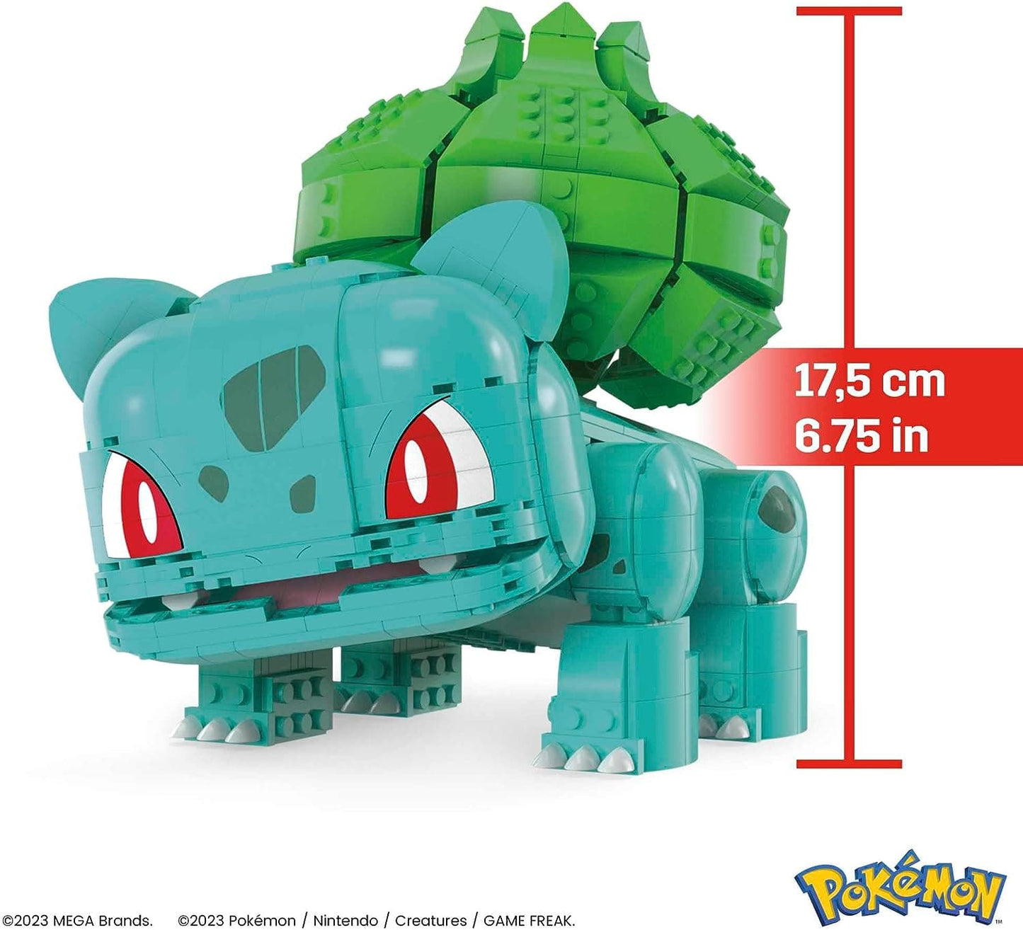 MEGA Pokémon Jumbo Bulbasaur with 355 Pieces, Buildable and Poseable - best price from Maltashopper.com HNT96