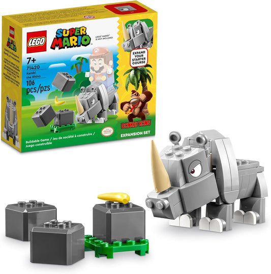 LEGO Super Mario Rambi The Rhino Expansion Set, Game Inspired Building Toy - best price from Maltashopper.com 71420