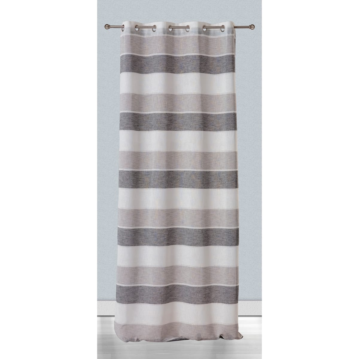 Bricocenter SANDRA GREY FILTER CURTAIN 140X280CM WITH EYELETS