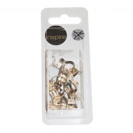 6 NICKEL-PLATED PLIERS 9 MM