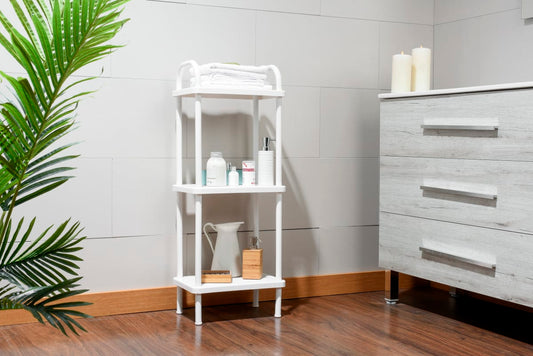 3-shelf bookcase: l38 p26 h95 cm