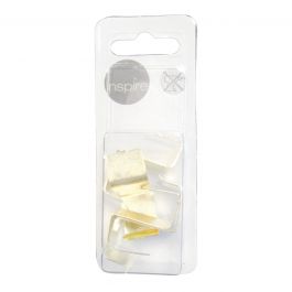 BRASS-PLATED WOOD/PVC WINDOW SPRINGS 4 PIECES