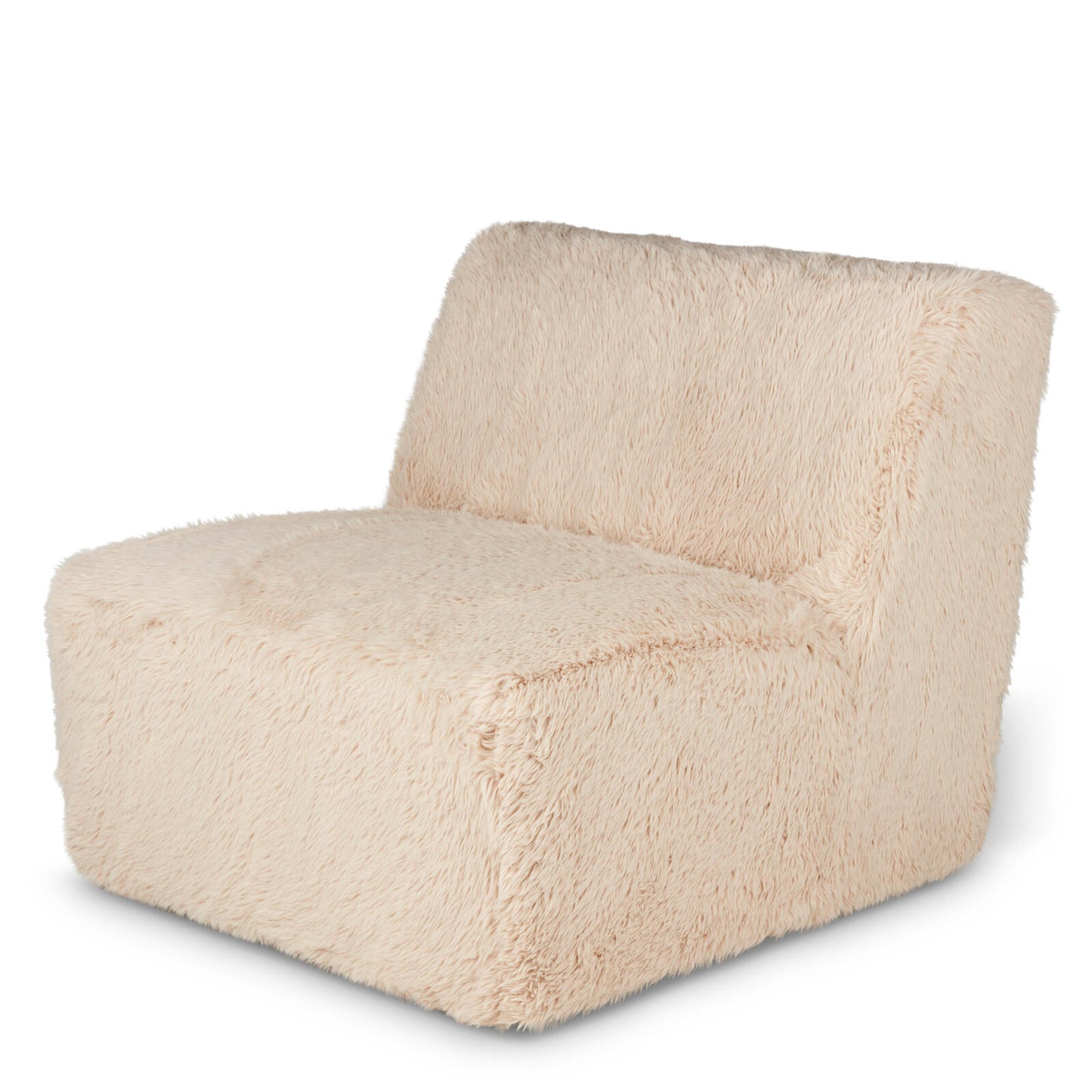 CHARLIE Beige armchair, H 72 x W 77 x D 87 cm