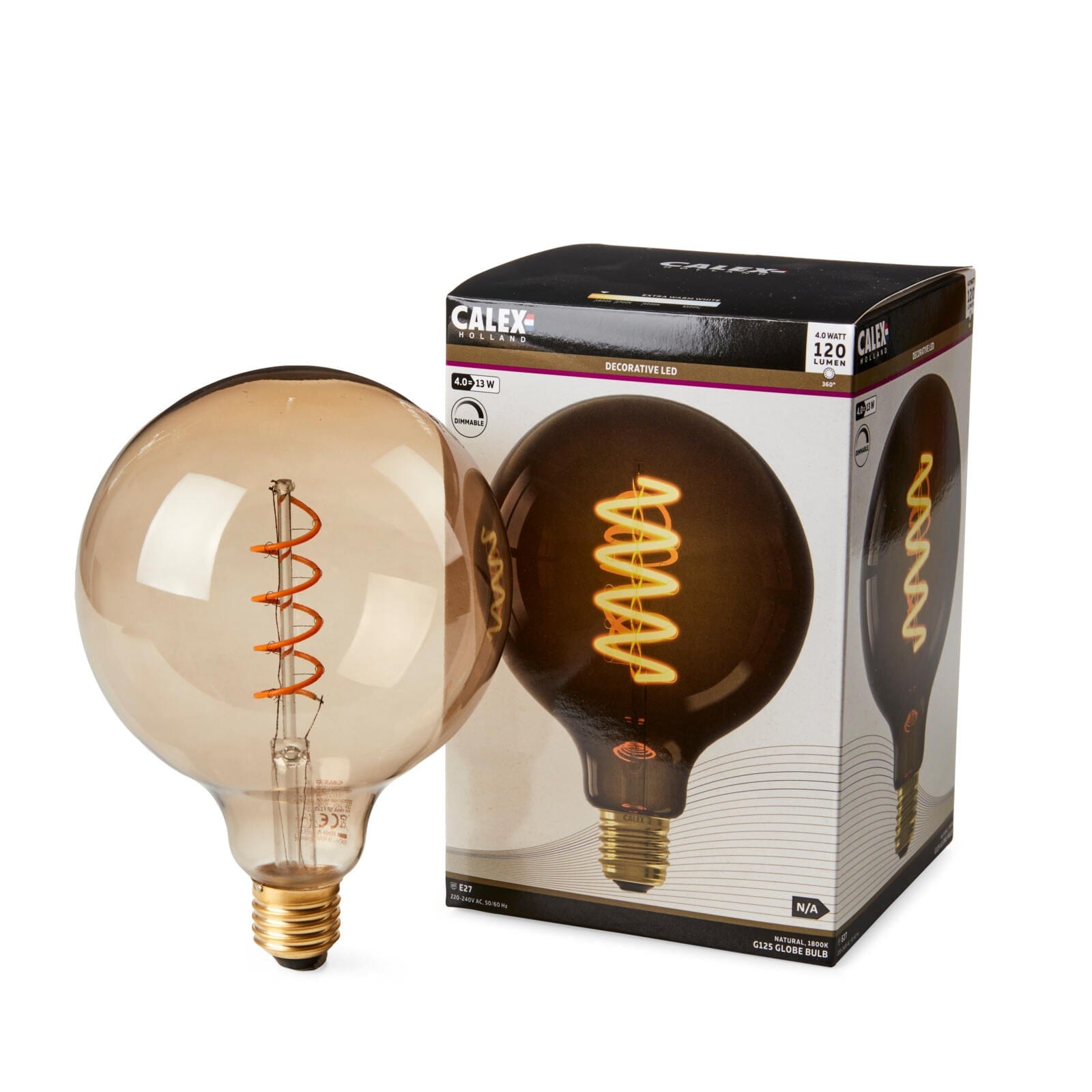 Casa CALEX FIL LED GLOBE BR.4W G125