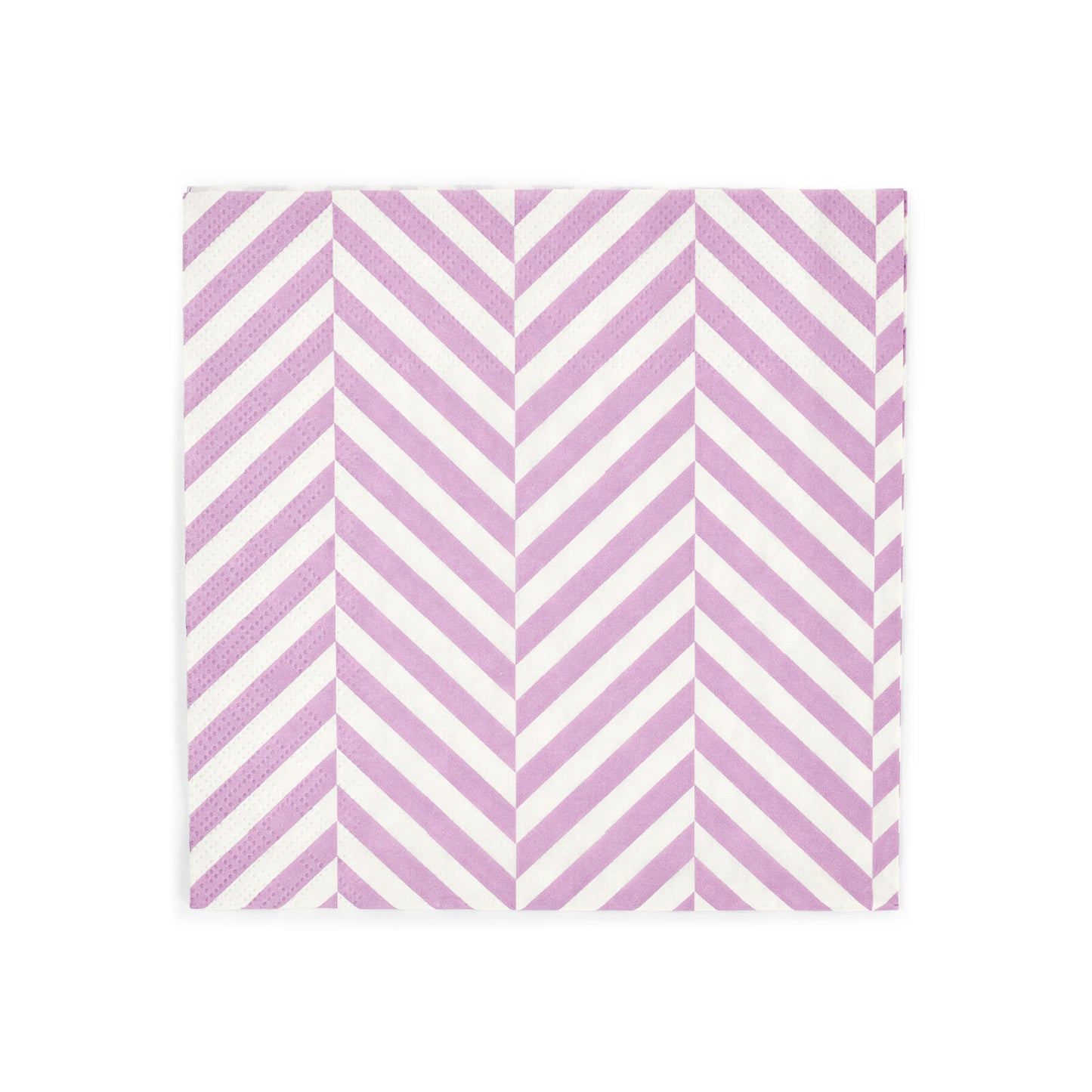 CHEVRON 20 NAPKINS 25X25 LILAC