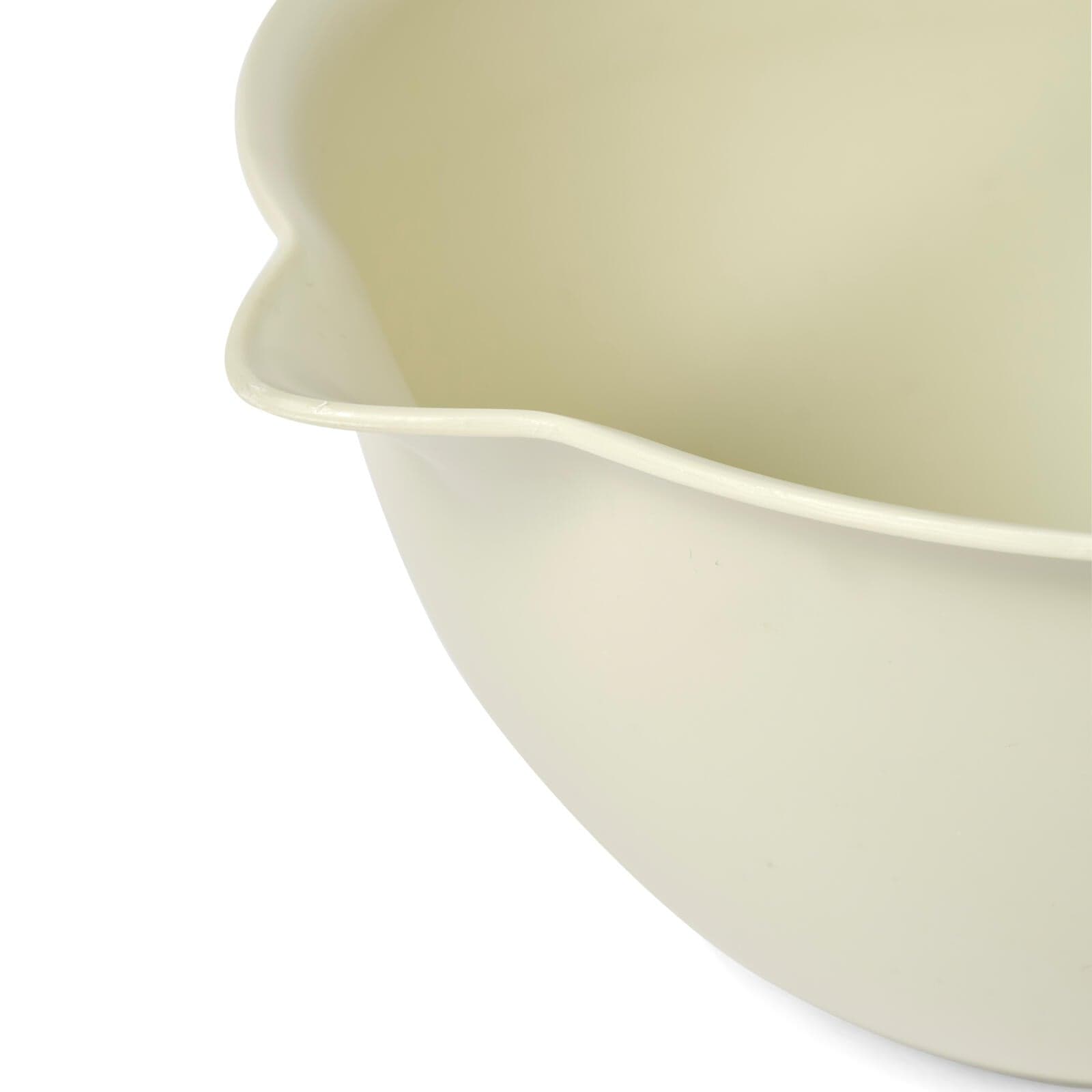 Casa CUISINO Bowl and colander 2 in 1 mint, sand, H 21 x W 28 x D 11,5 cm