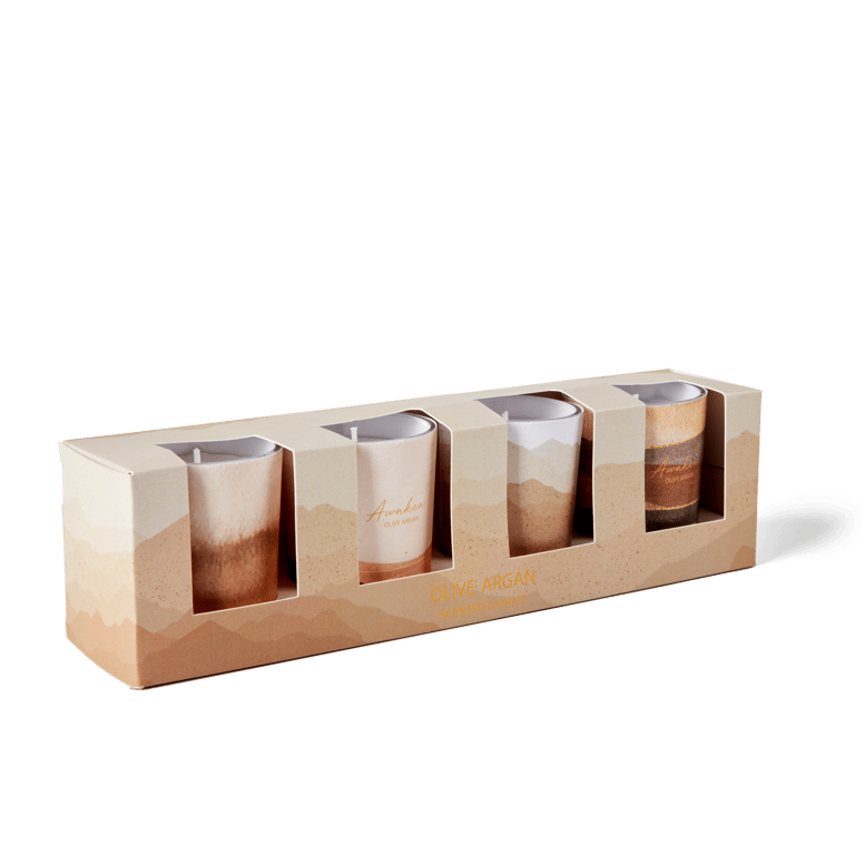 Casa MIRA S/4 SCENTED CANDLES