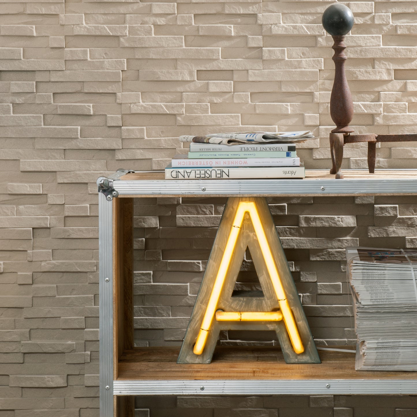 5 POLYSTYRENE DECORATIVE WALL PANELS 50X23.5CM WOOD EFFECT 0.59SQM