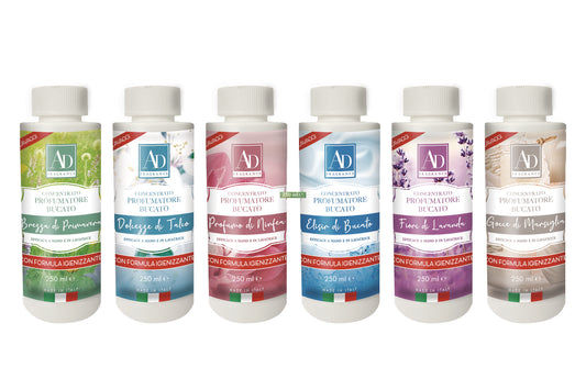 Liquid fabric freshener, 6 fragrances, 250ml