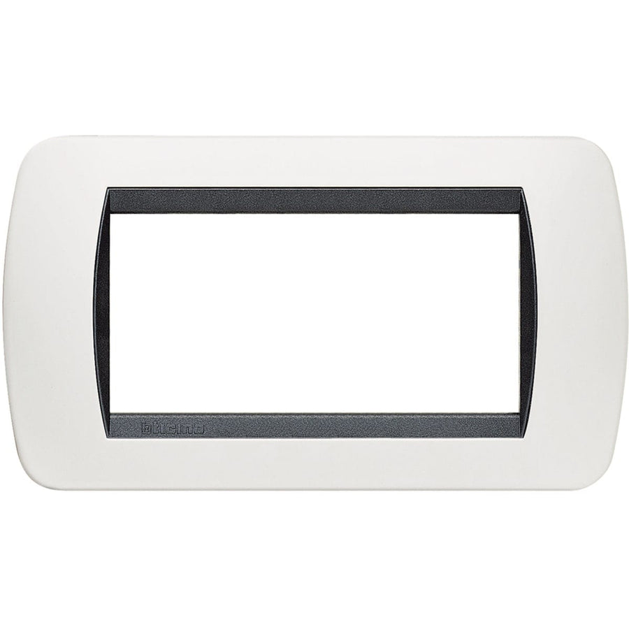 Bricocenter PLATE LIVING INTERNATIONAL 4 PLACES WHITE