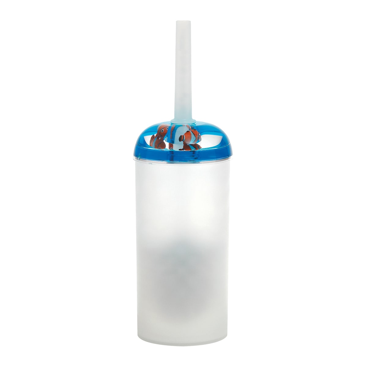 ACRYLIC FISH TOILET BRUSH HOLDER