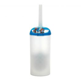 ACRYLIC FISH TOILET BRUSH HOLDER