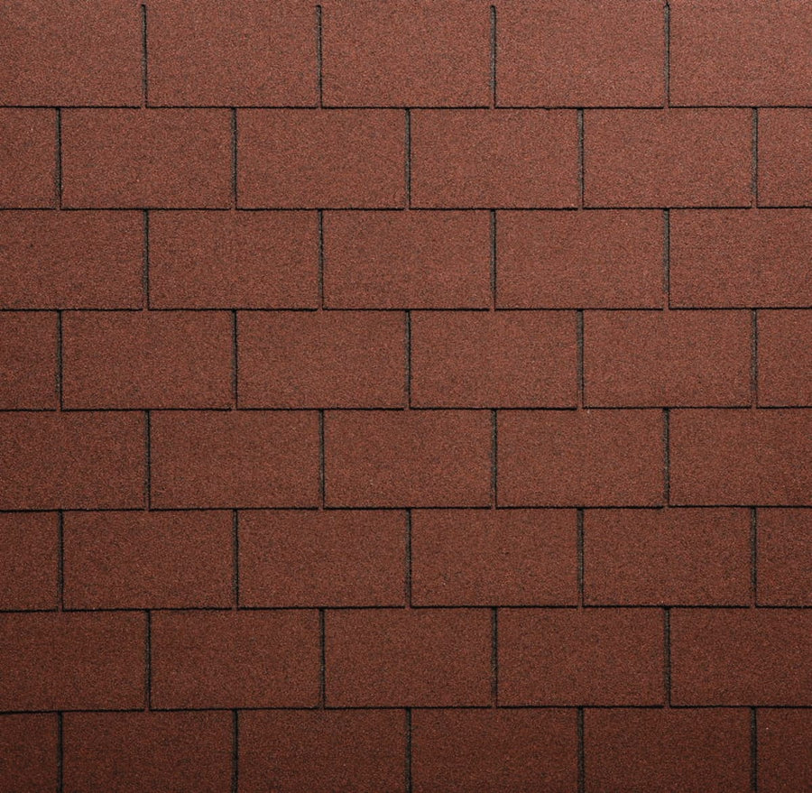 Bricocenter CANADIAN ROOF TILE RECT 34X100 RED MQ2.32