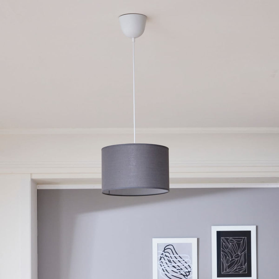 Bricocenter SITIA CHANDELIER FABRIC GREY D29 E27=60W