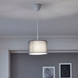 SITIA CHANDELIER FABRIC GREY D29 E27=60W