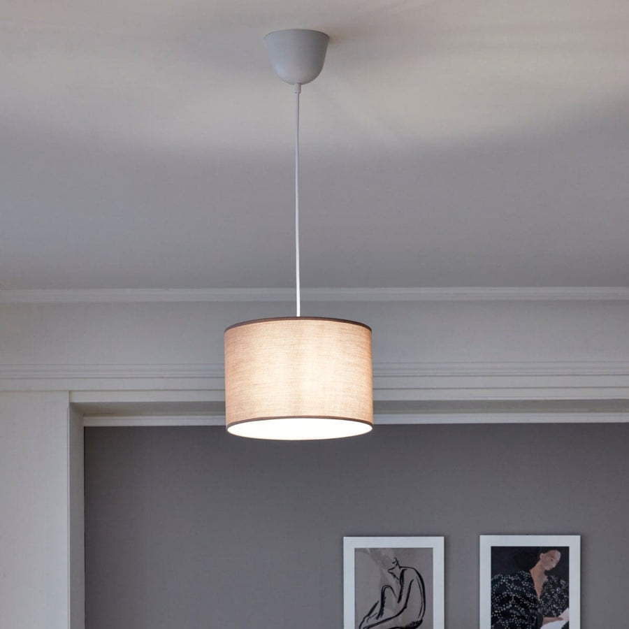 Bricocenter SITIA CHANDELIER FABRIC DOVE GREY D29 E27=60W