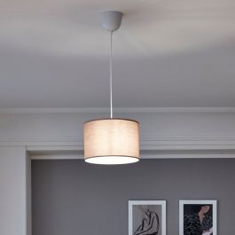 SITIA CHANDELIER FABRIC DOVE GREY D29 E27=60W