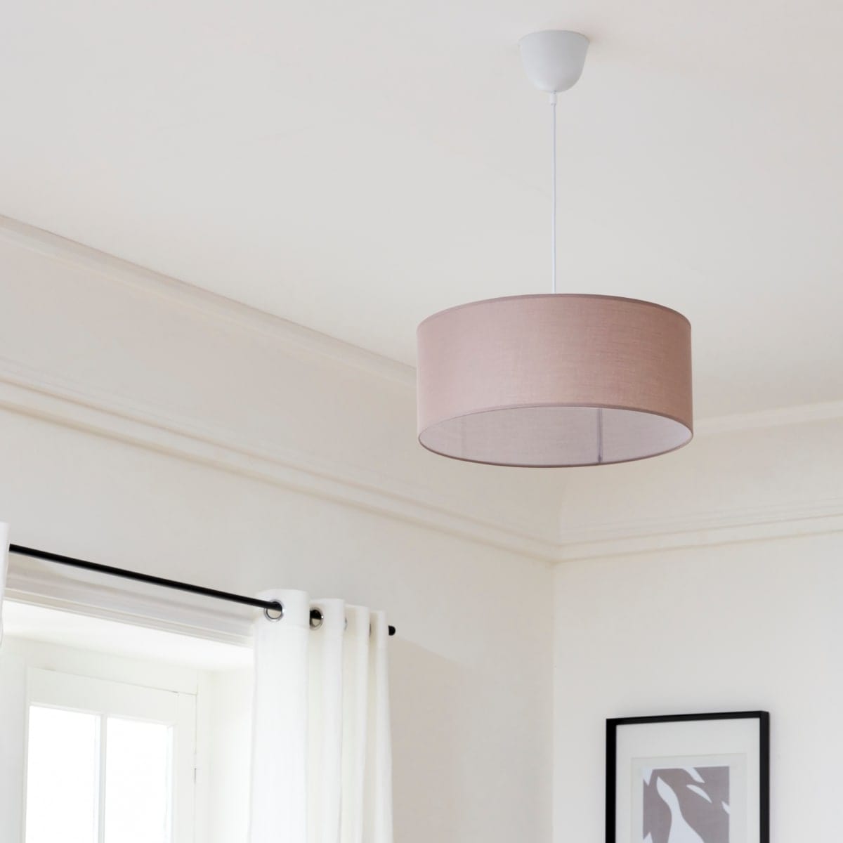 Bricocenter SITIA CHANDELIER FABRIC DOVE GREY D48 3XE27=60W