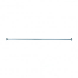 SHOWER CURTAIN ROD EXTENDABLE 1-SIDED L 120-220 CM CHROME