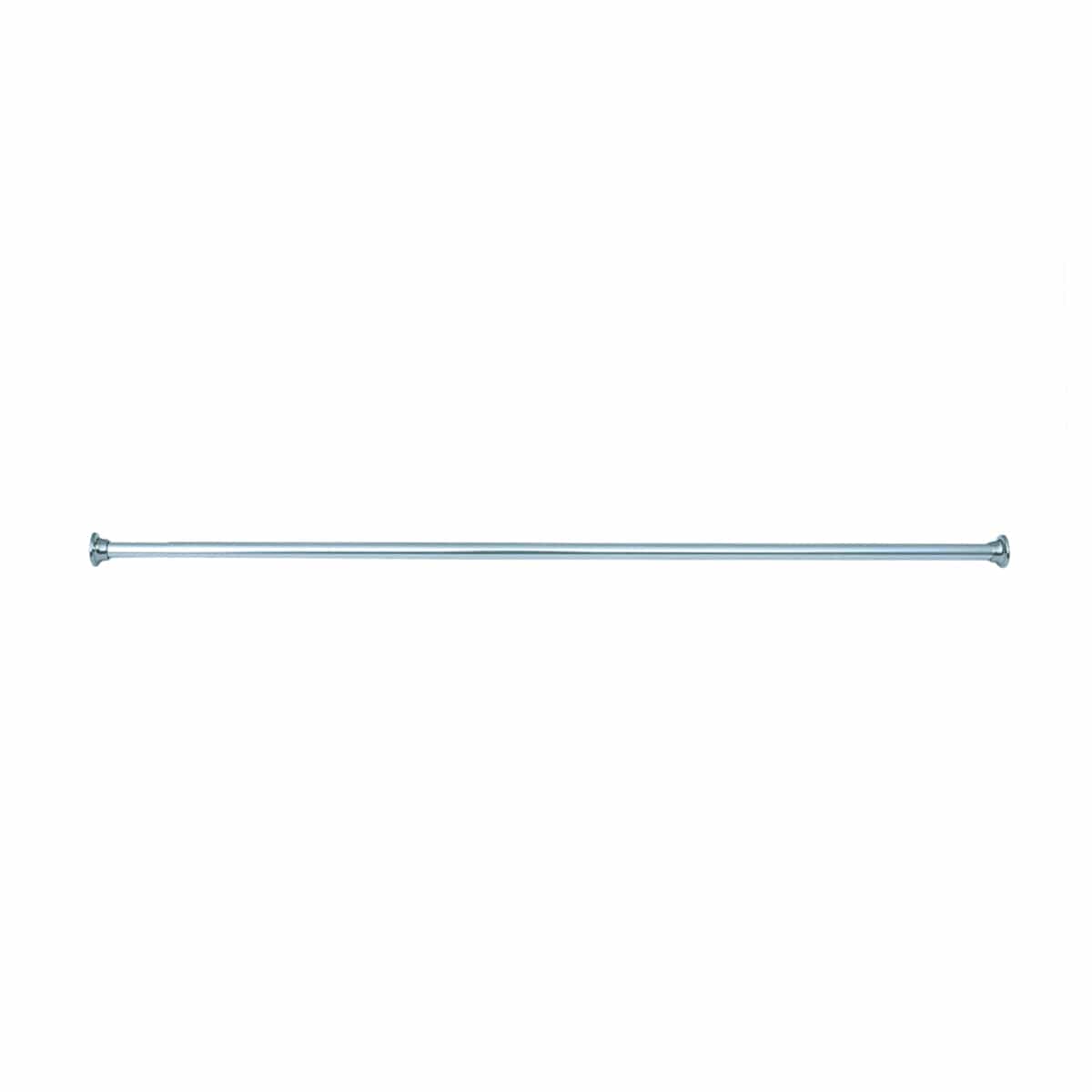 Bricocenter SHOWER CURTAIN ROD EXTENDABLE 1-SIDED L 120-220 CM CHROME