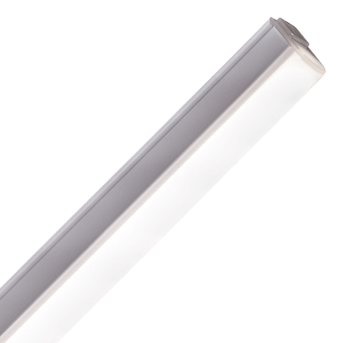 Under-cabinet batten light, white aluminium, 117 cm, LED 14W 1330lm CCT