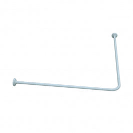 SHOWER CURTAIN ROD 2-SIDED L 80-90 CM WHITE