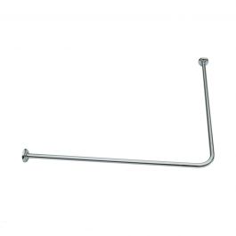 SHOWER CURTAIN ROD 2-SIDED 80-90X80-90 CM CHROME