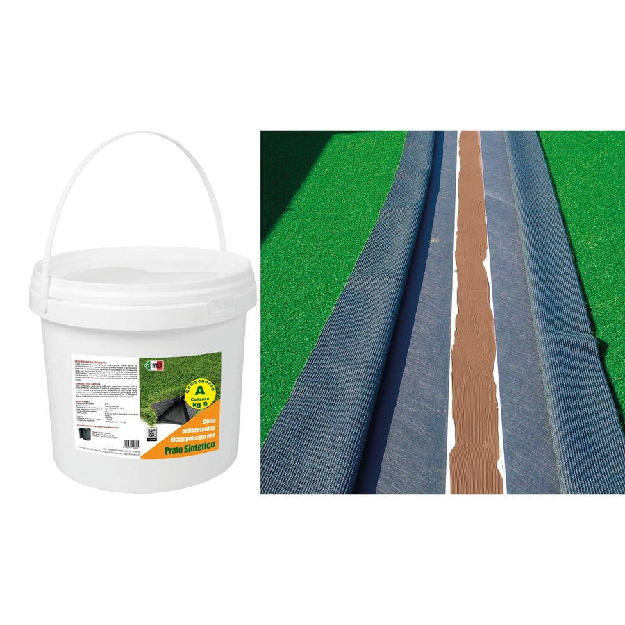 Bricocenter BI-COMPONENT EXPRESS LAWN GLUE 2.5 KG - YIELD APPROX. 2-3 SQM