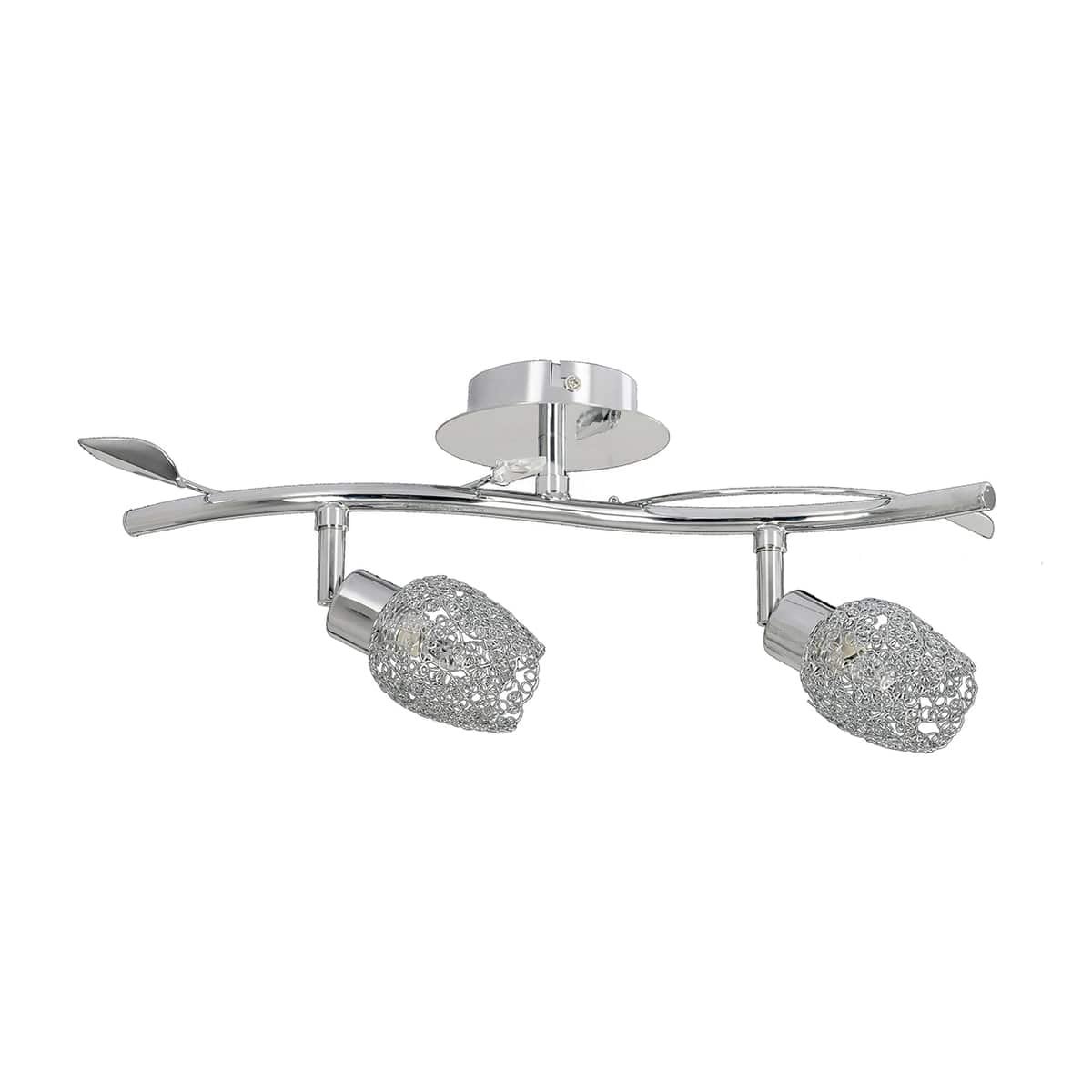 Bricocenter ADRIANA SPOTLIGHTS METAL CHROME 2XG9=28W