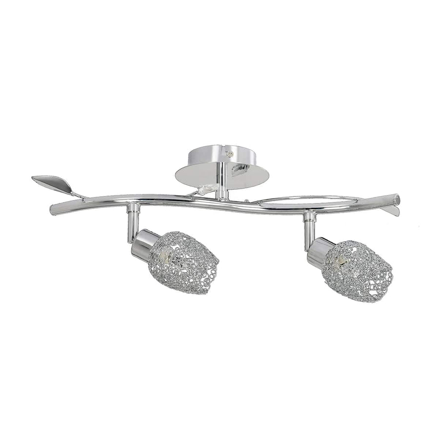 Bricocenter ADRIANA SPOTLIGHTS METAL CHROME 2XG9=28W