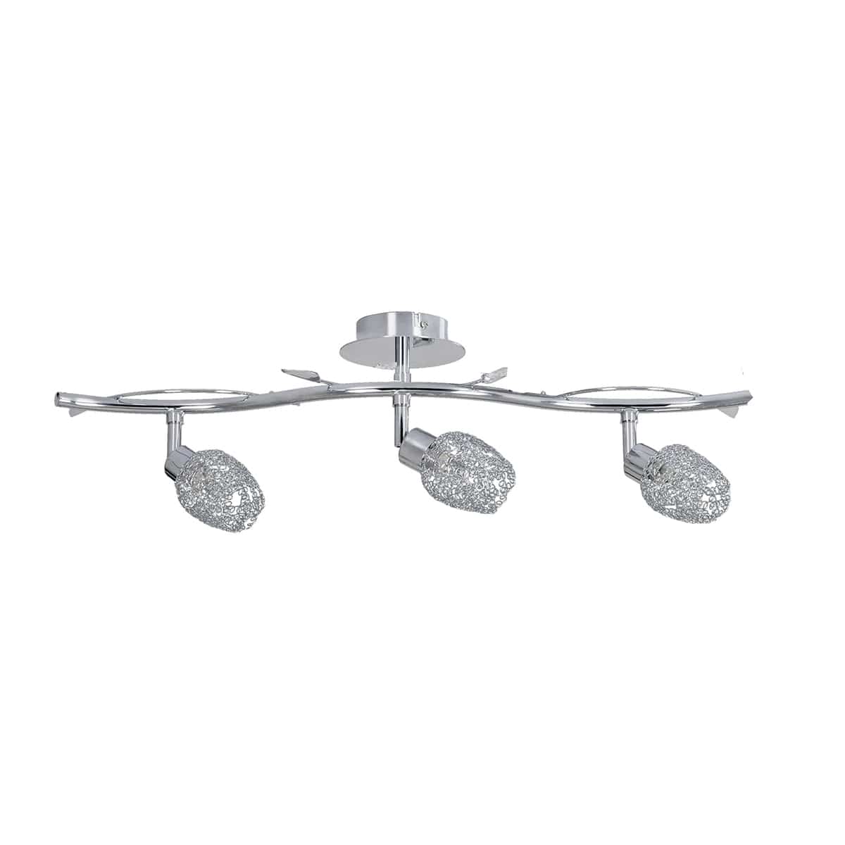 Bricocenter ADRIANA SPOTLIGHTS METAL CHROME 3XG9=28W