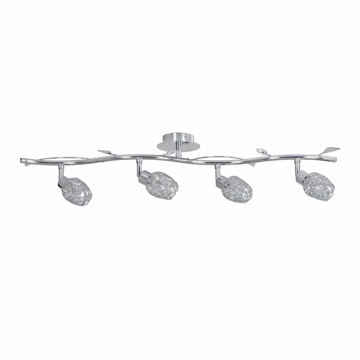 Bricocenter ADRIANA SPOTLIGHTS METAL CHROME 4XG9=28W