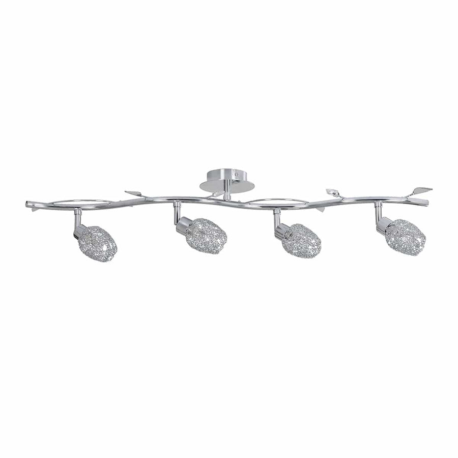 Bricocenter ADRIANA SPOTLIGHTS METAL CHROME 4XG9=28W