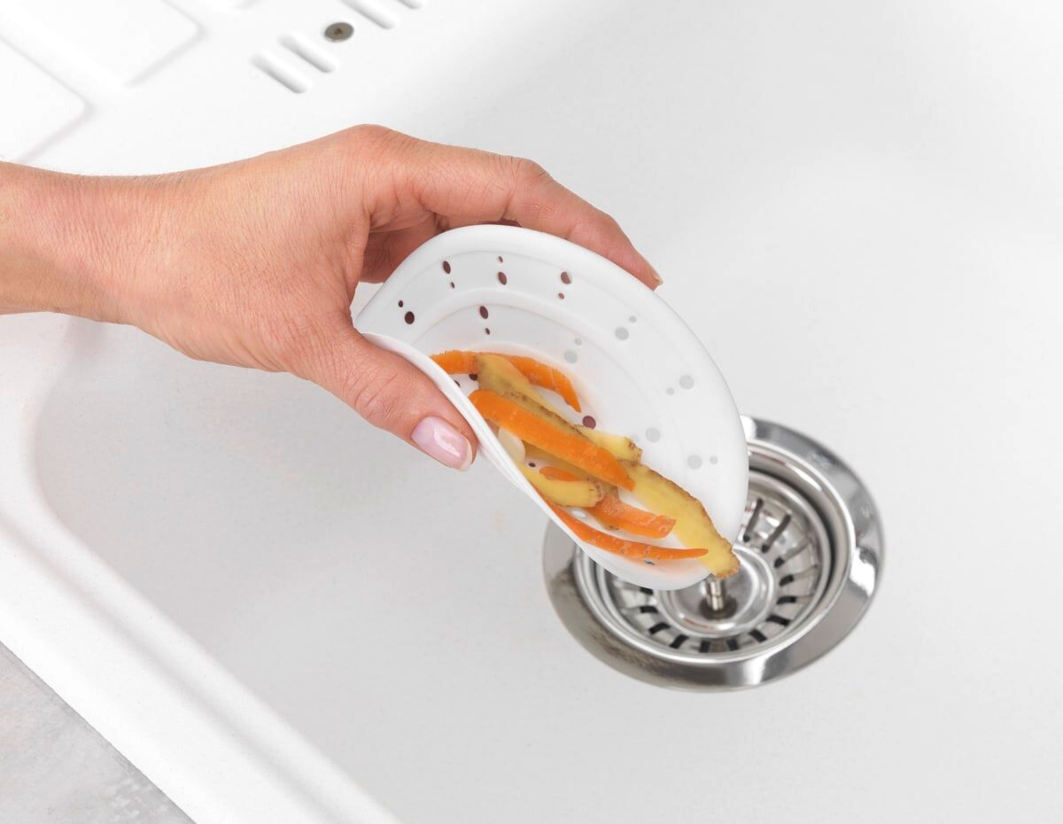 UNIVERSAL SILICONE DRAIN FILTER WHITE