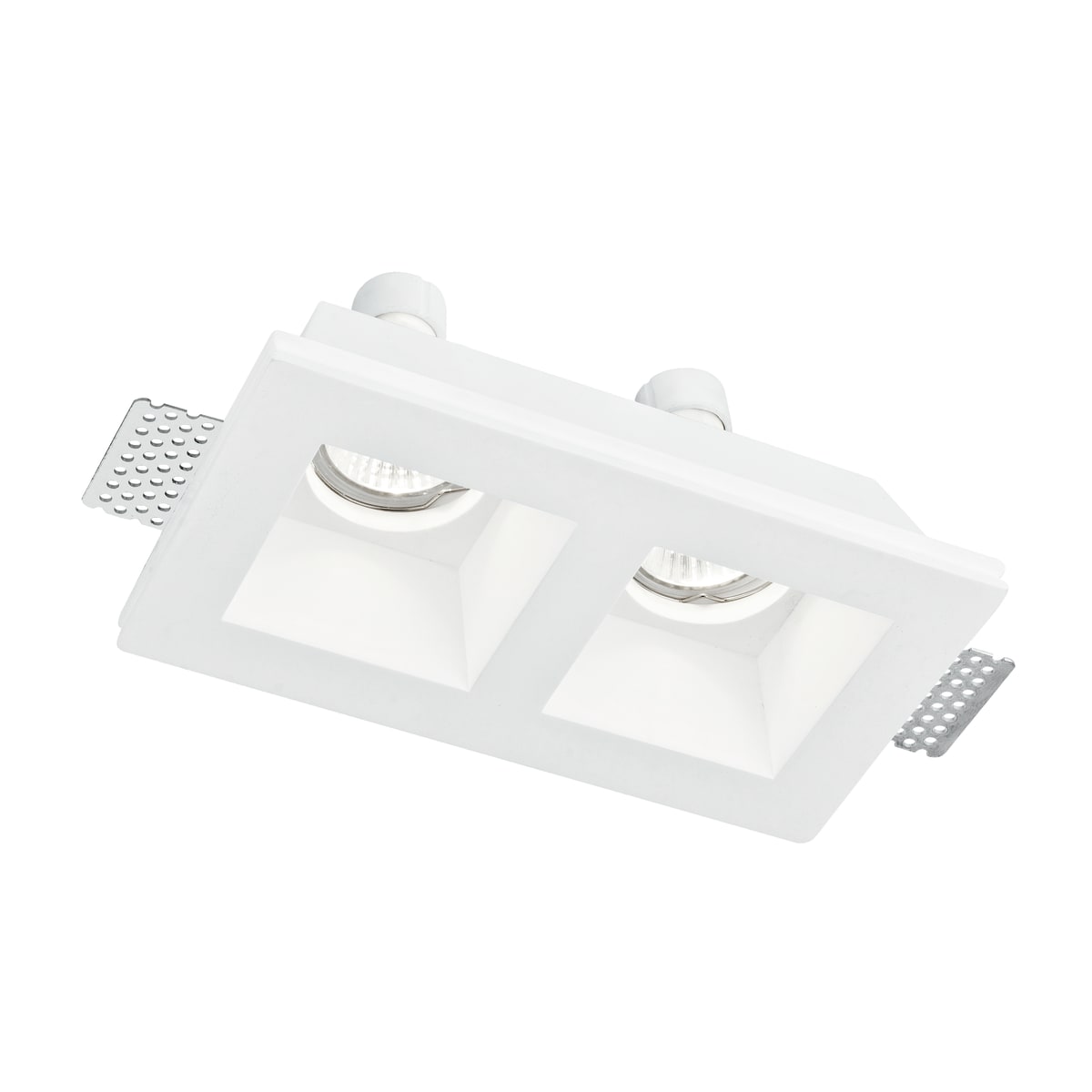 GHOST RECESSED SPOTLIGHT PLASTER WHITE 21.4X11.8X5.5 CM 2XGU10=4W