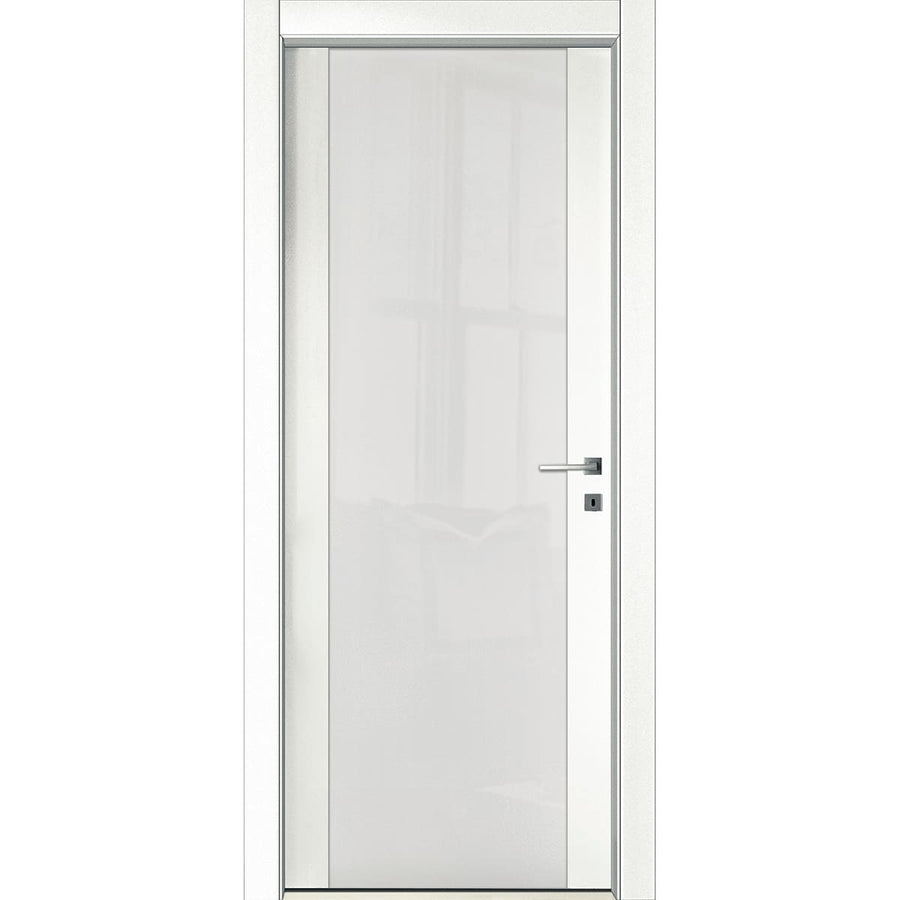 Porta oxford vetro neve reversibile 70x210